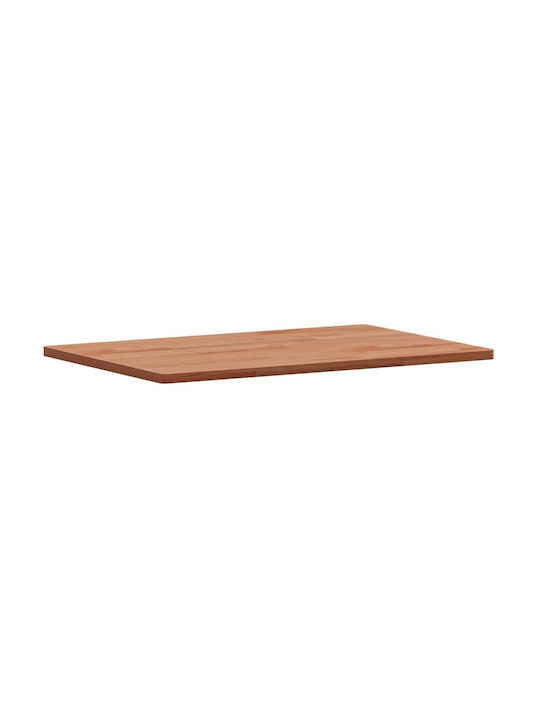 vidaXL Rechteckig Tischoberfläche aus Massivholz Beech 60x40x1.5cm 3188891 1Stück