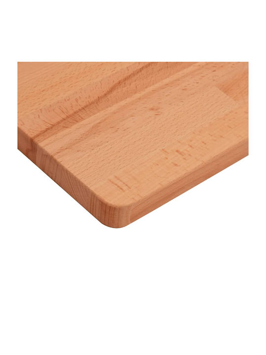 vidaXL Rechteckig Tischoberfläche aus Massivholz Beech 60x40x1.5cm 3188891 1Stück