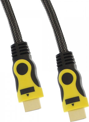 Andowl HDMI 2.0 Geflochten Kabel HDMI-Stecker - HDMI-Stecker 3m Gold