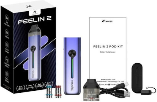 Nevoks Feelin Комплект капсули 3мл с Вградена Батерия 1100mAh Royal Purple
