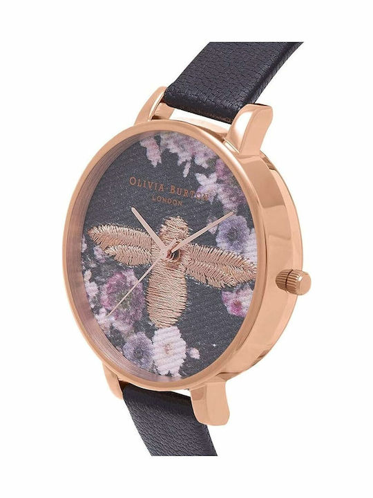 Olivia Burton Ρολόι Μπαταρίας με Δερμάτινο Λουράκι Olivia Burton Ρολόι Μπαταρίας με Δερμάτινο Λουράκι