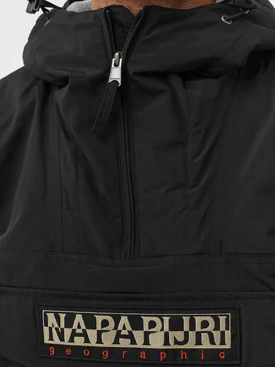 Rainforest Pocket 2 Winter Jacke Wasserdicht und Winddicht Schwarz