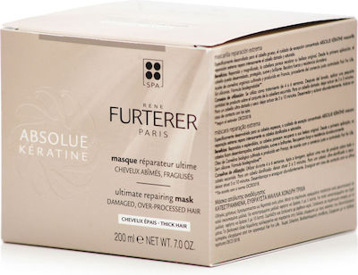 Rene Furterer Absolue Keratine Ultimate Repairing Μάσκα Μαλλιών για Επανόρθωση 200ml