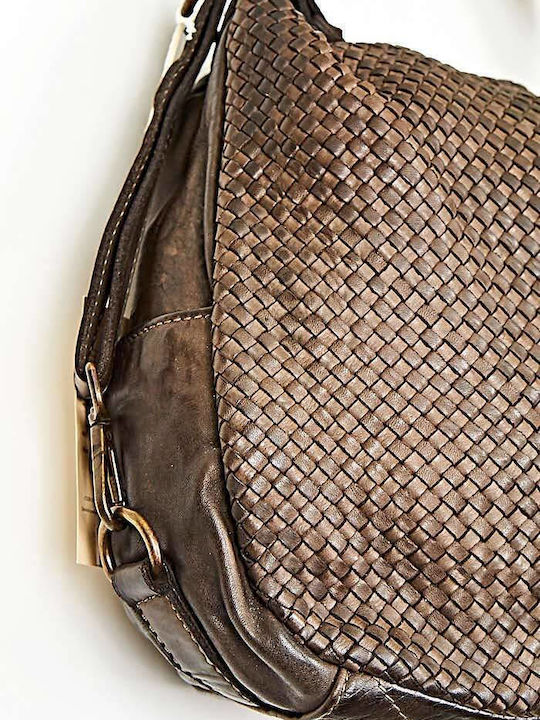 Leather Women's Bag Backpack Brown