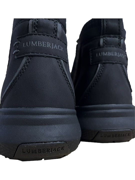 Lumberjack Neil Μποτάκια Casual Μαύρα SMD6713-001S03CB001