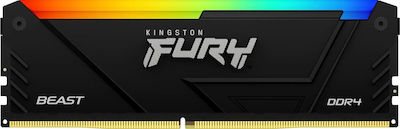 Kingston Fury Beast RGB 8GB DDR4 RAM with 2666 Speed for Desktop