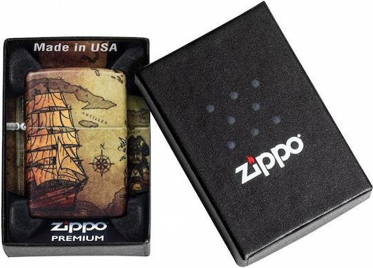Zippo Pirate Ship Αντιανεμικός Αναπτήρας Φλόγας Πολύχρωμος