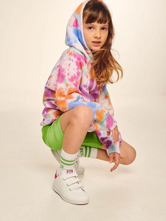 Kids Legging Cycling Short Lime Amaryllis