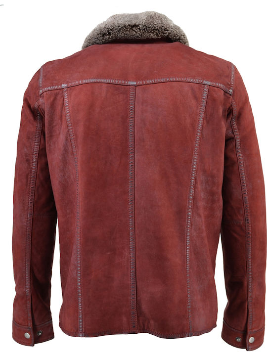 Lederjacke Jacke Red