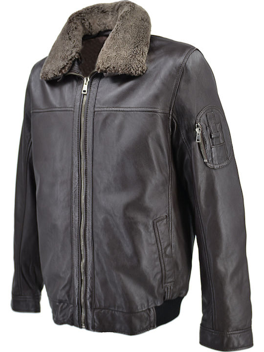 Leather Jacket Brown