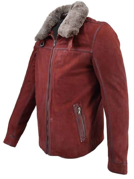 Lederjacke Jacke Red