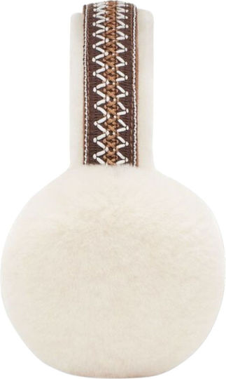 Earmuff Knitted in Ecru color