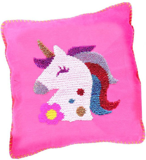 Jokomisiada Κεντήματα Sequined Unicorn Cushion Kit για Παιδιά 5+ Ετών