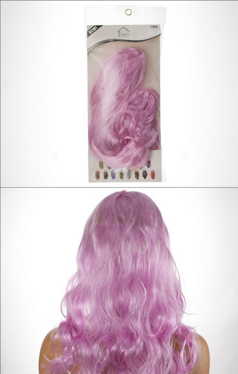 Carnival Wig Straight Pink