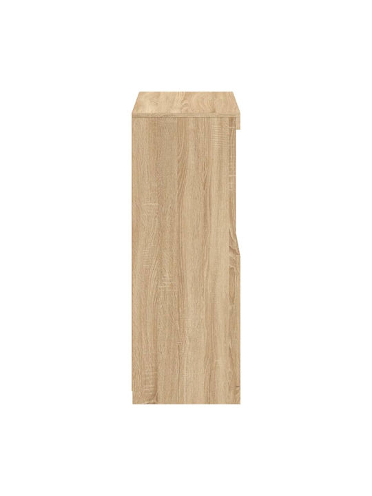 Masă Laterală Rectangulară Din Lemn Bej L41xL37xÎ67cm