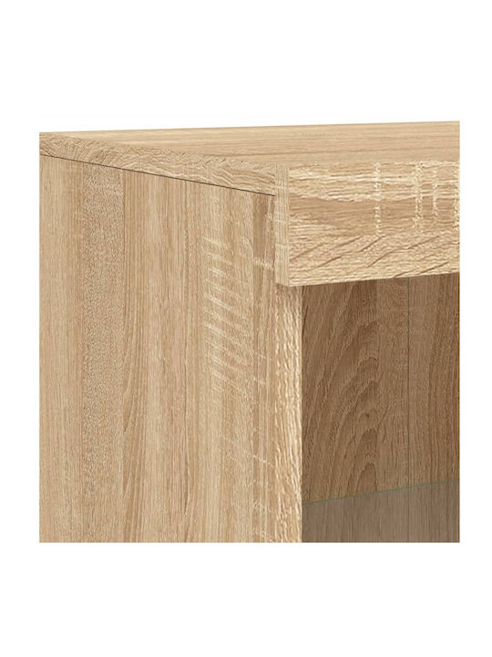 Masă Laterală Rectangulară Din Lemn Bej L41xL37xÎ67cm