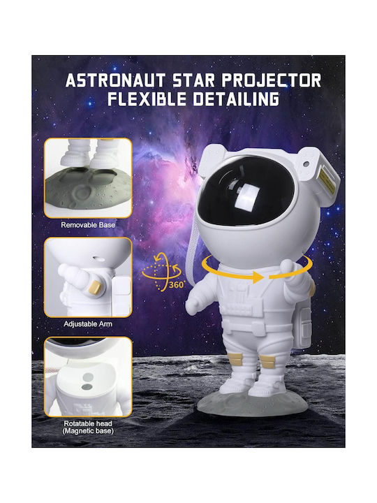 Andowl Led Kids Projector Lamp with Star Projection