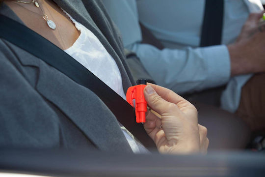 Resqme Automatic Car Emergency Hammer With Green Seatbelt Cutter