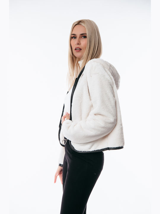 Women's Short Fur White