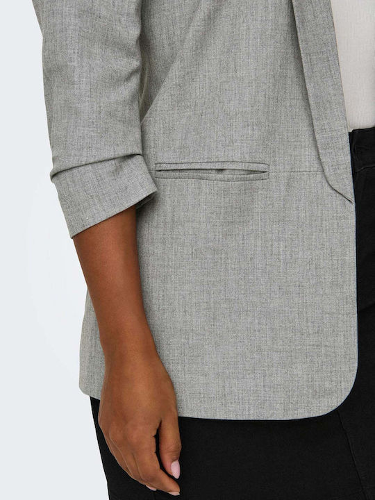 Only Elly Women's Blazer Light Grey Melange