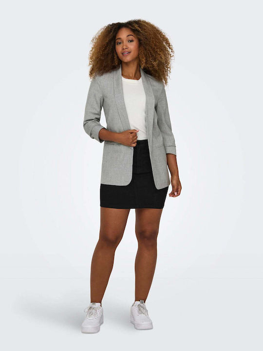Only Elly Women's Blazer Light Grey Melange