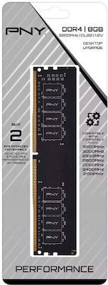 PNY 8GB DDR4 RAM with 3200 Speed for Desktop