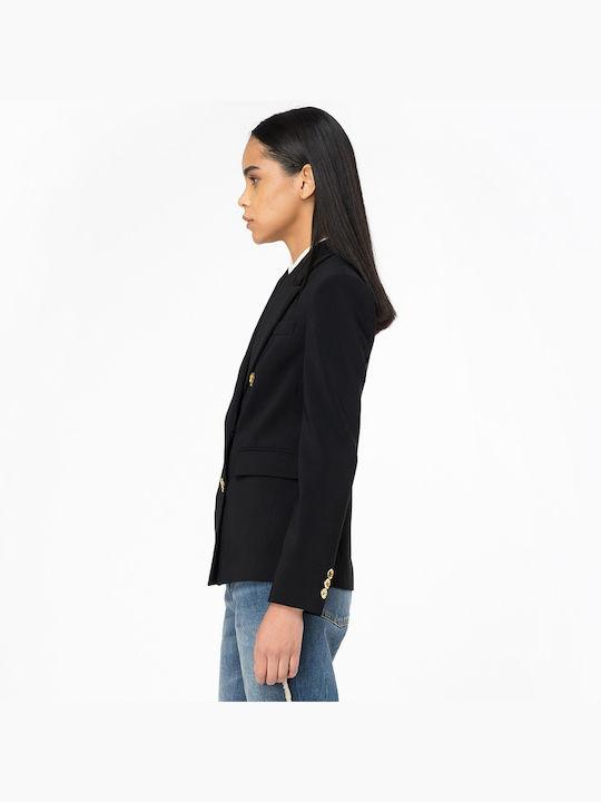 Pinko Blazer pentru femei Sacou Black