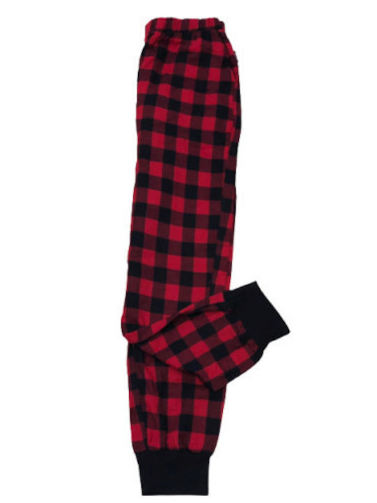 XMY Men's Winter Cotton Checked Pajama Pants Plaid (Diamonds)