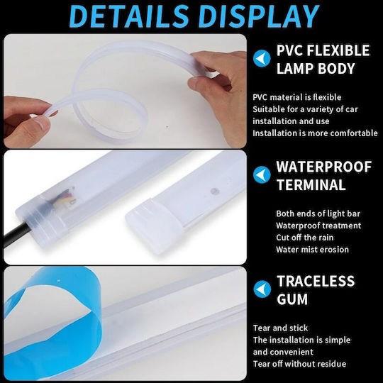 LED Ταινία Αυτοκινήτου 45cm TC29