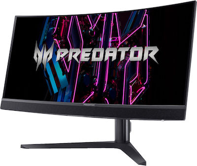 Acer Predator X34 V Ultrawide OLED HDR Curved Gaming Monitor 34" QHD 3440x1440 175Hz με Χρόνο Απόκρισης 0.01ms GTG