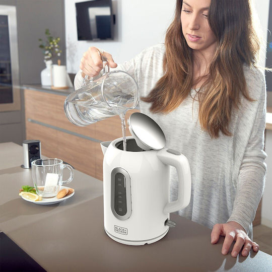 Black & Decker Fierbător 1.7lt 2200W Alb
