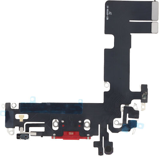 Flex Cable with Charging port in Red color for iPhone 13