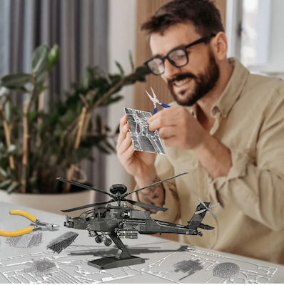 Piececool Построителна метална игра Elicopter Ah-64 Apache