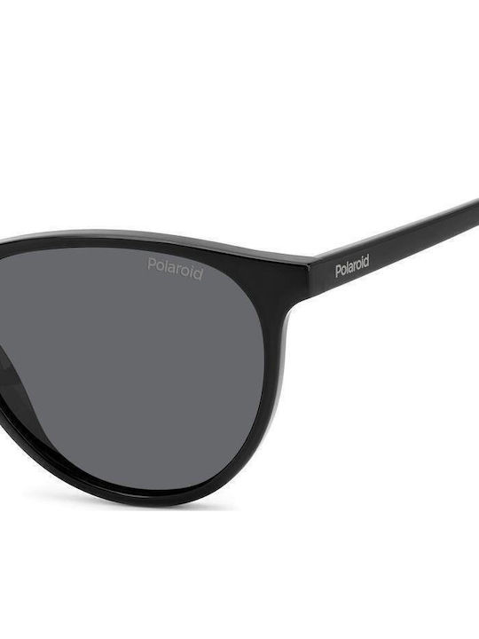 Polaroid Unisex Ochelari De Soare Cu Ramă Neagră Din Plastic Și Lentile Gri Polarized PLD4152/S 807/M9