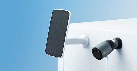 Ezviz BC1C & Solar Panel IP Κάμερα Παρακολούθησης Wi-Fi Full HD+ 4MP Αδιάβροχη Μπαταρίας με Αμφίδρομη Επικοινωνία και Φακό 2.8mm