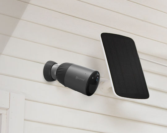 Ezviz BC1C & Solar Panel IP Κάμερα Παρακολούθησης Wi-Fi Full HD+ 4MP Αδιάβροχη Μπαταρίας με Αμφίδρομη Επικοινωνία και Φακό 2.8mm