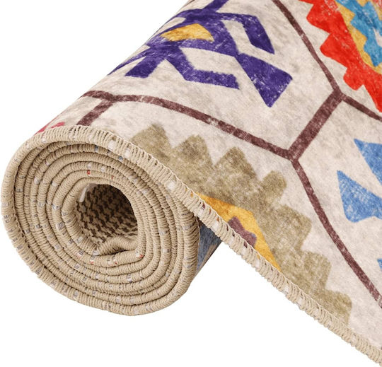 vidaXL Antiderapant Covor Rectangular Multicolor