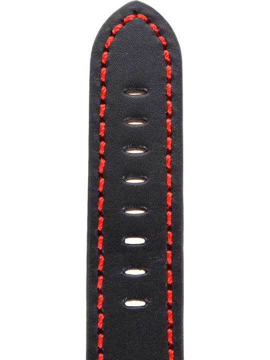 Tzevelion Curea din piele Negru 20mm