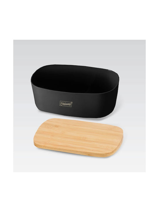 Maestro Lunchbox Kunststoff Schwarz 34.5x13cm 1Stück