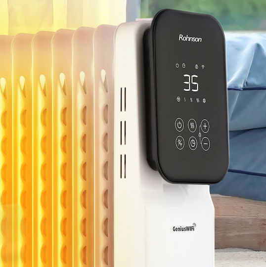 Rohnson Маслен радиатор с 11 ребра 2500W