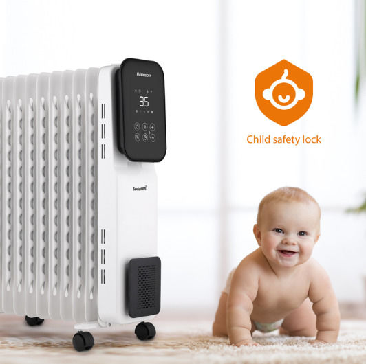 Rohnson Маслен радиатор с 11 ребра 2500W