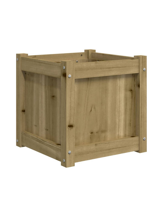 vidaXL Garden Set 2 Planters Wooden Brown