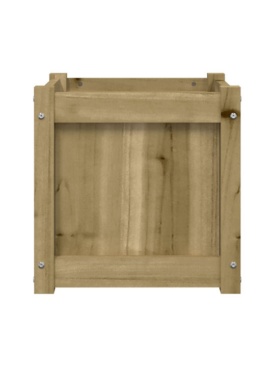 vidaXL Garden Set 2 Planters Wooden Brown