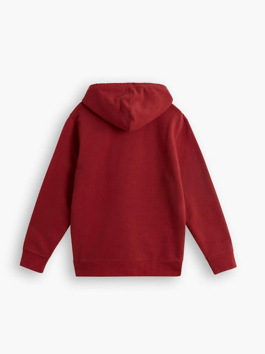 New Original Φούτερ με Κουκούλα Brick Red