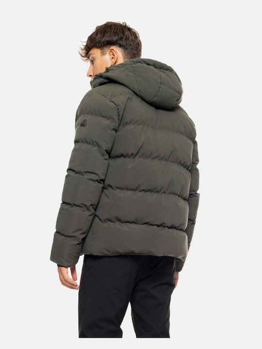 Splendid Men's Winter Puffer Jacket dk-green