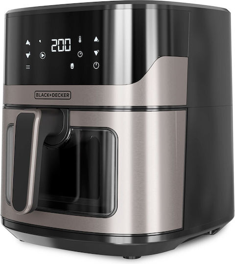 Black & Decker Air Fryer with Wi-Fi 6.5lt Silver ES9730070B
