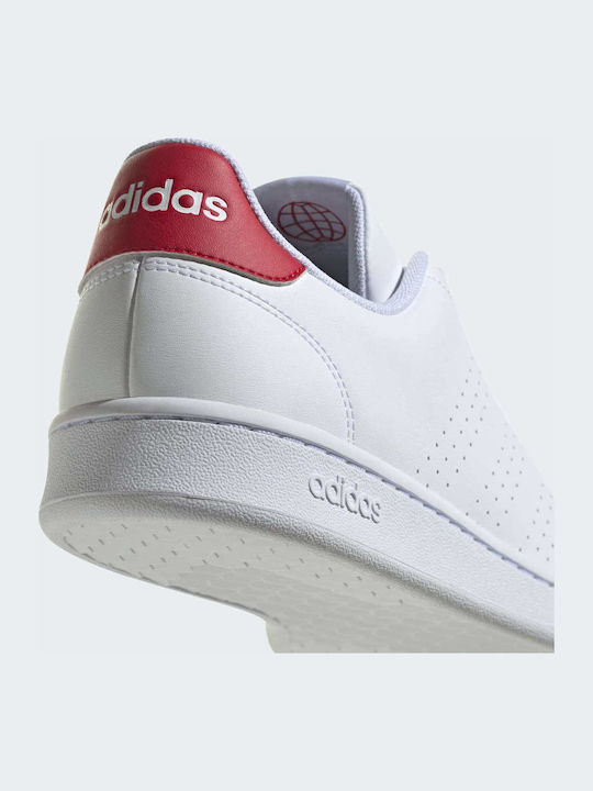 Advantage Adidași Pentru Bărbați Albi / Roșii