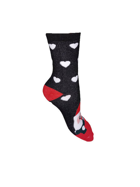 Join Women's Christmas Socks BLACK