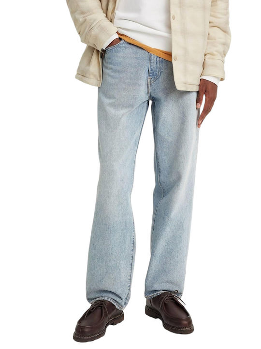 Stay Men's Jeans Pants with Loose Fit Baby Blue