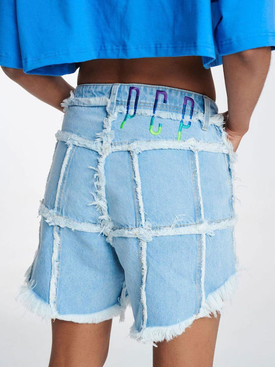Rachel Women's Jean High-waisted Shorts Light Blue